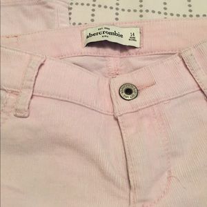 Abercrombie & Fitch pink cargo pants